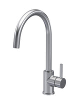 Modern Splash Lachen Brushed Nickel Single Lever Kitchen Mono Basin Mixer