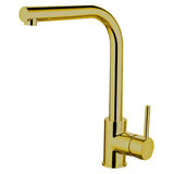 Modern Splash Brushed Gold Single Lever Kitchen Tap