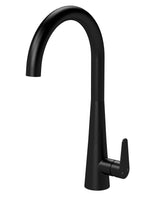 Modern Splash Samir Matt Black Single Lever Kitchen Mono Basin Mixer