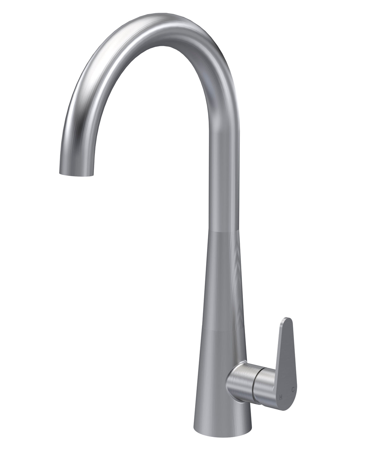 Modern Splash Samir Brushed Nickel Single Lever Kitchen Mono Basin Mixer