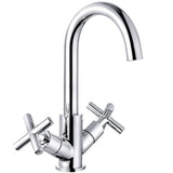 Modern Splash Yareth Chrome Cross Handle Sink Mixer Tap