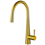 Modern Splash Ziro Brushed Gold Pull Out Single Lever Sink Mixer