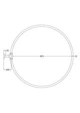 Chrome Shower Curtain Ring