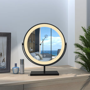 Modern Splash Round LED Mirror