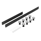 1100mm Rectangular Grey Slate Leg Set With Plinth, Legs, Clips & Screws