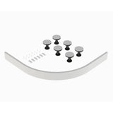 700mm White Leg Set With Plinth, Clips & Screws