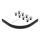 Pearlstone 1000mm Offset Grey Slate Leg Set With Plinth, Clips & Screws