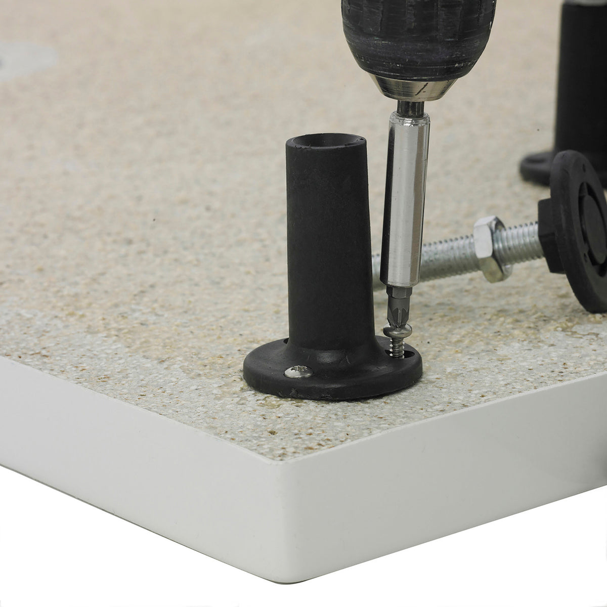 1700mm White Leg Set & Plinth Kit