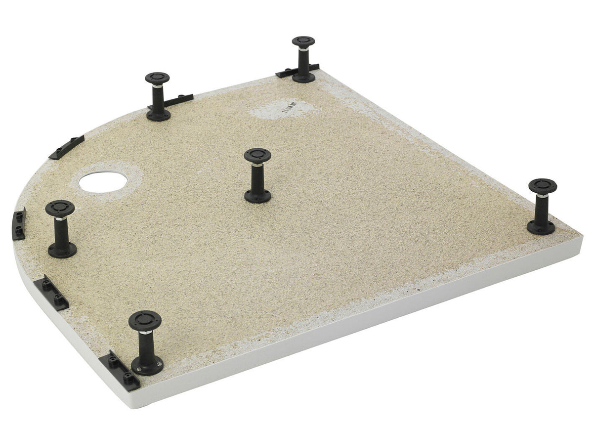 1200mm White Curved Leg Set & Plinth Kit