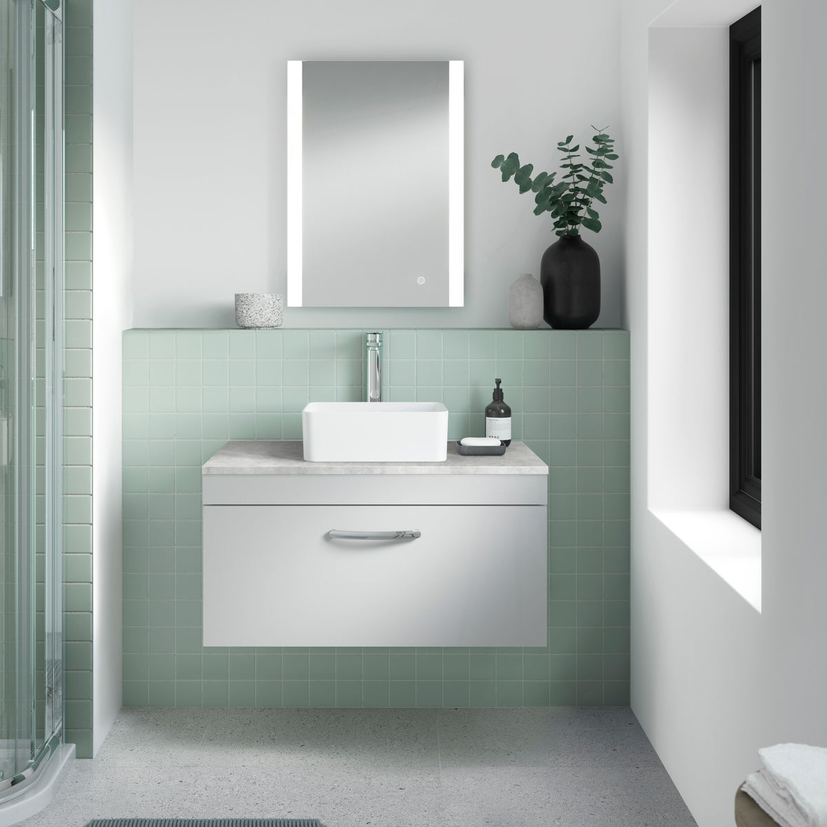 Castor 500 x 700mm Ambient Mirror