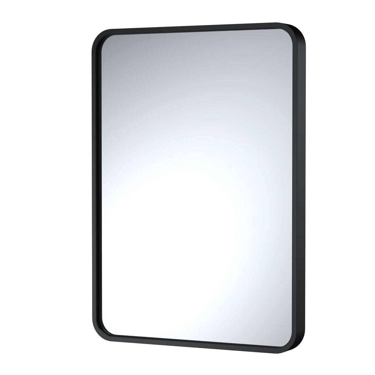 Modern Splash choice 500 x 700mm Black Frame Recessed Mirror