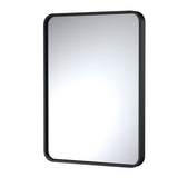 Modern Splash choice 500 x 700mm Black Frame Recessed Mirror