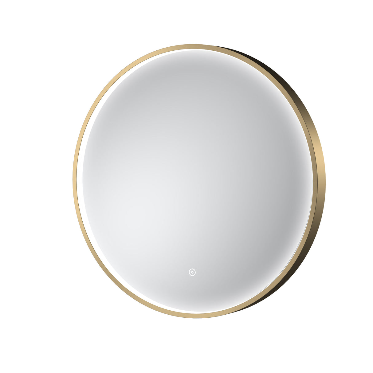 Mensa 600 x 600mm Brushed Brass Inset Frame LED Mirror