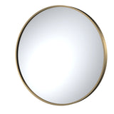 Modern Splash choice 800 x 800mm Brushed Brass Frame Recessed Mirror