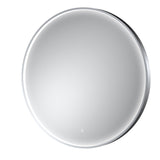 Mensa 800 x 800mm Polished Chrome Inset Frame LED Mirror