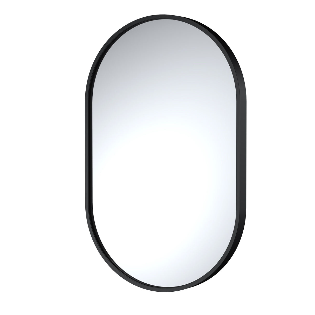 Modern Splash choice 500 x 800mm Black Frame Recessed Mirror