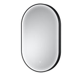 Columba 500 x 800mm Black Inset Frame LED Mirror