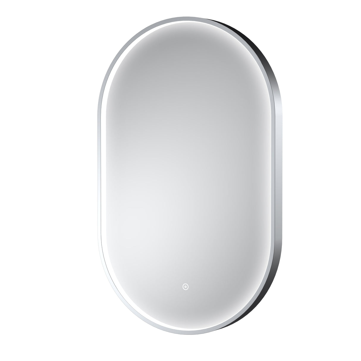 Columba 500 x 800mm Polished Chrome Inset Frame LED Mirror