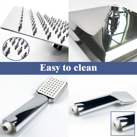 Modern Splash square thermostatic shower-H-08A