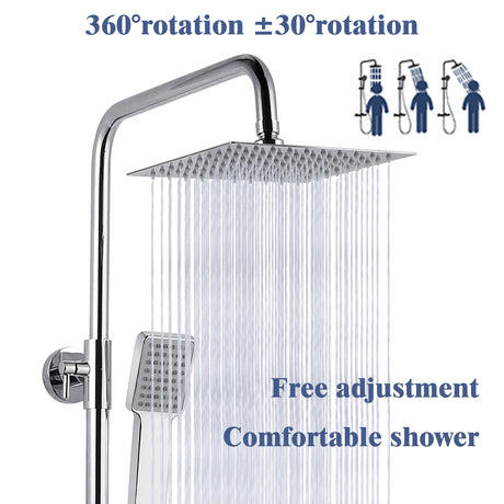 Modern Splash square thermostatic shower-H-08A