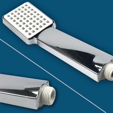 Modern Splash square silver shower set-H-09A