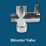 Modern Splash square silver shower set-H-09A