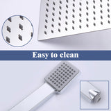 Modern Splash Steel Thermostatic Shower Set