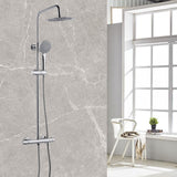 Modern Splash Chrome Thermostatic Shower Mixer