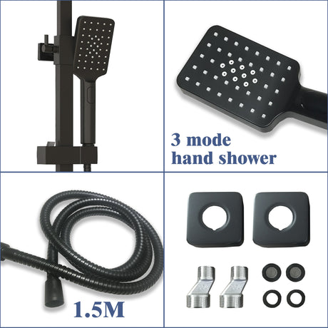 Modern Splash Chrome Thermostatic Shower Mixer-H-27H