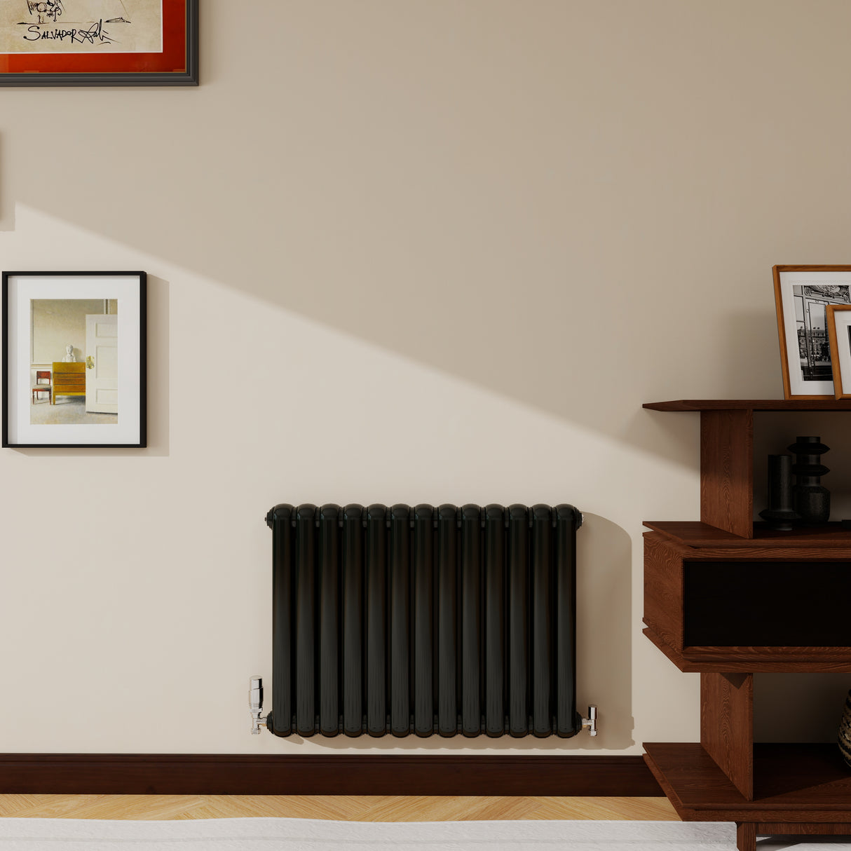 Modern Splash Vertical Round Tube Cast Iron Radiator 600x804mm Double
