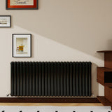 Modern Splash Vertical Round Tube Cast Iron Radiator 600x1584mm Double