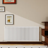 Modern Splash Vertical Round Tube Cast Iron Radiator 600x1584mm Double
