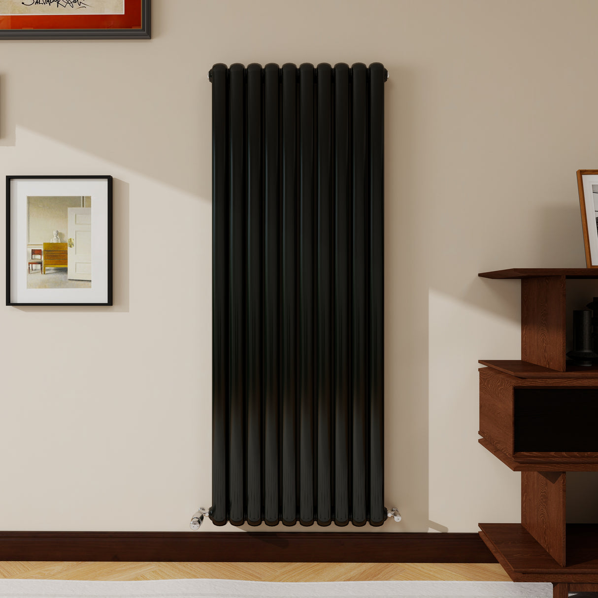 Modern Splash Vertical Round Tube Cast Iron Radiator 1800x624mm Double