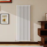 Modern Splash Vertical Round Tube Cast Iron Radiator 1800x624mm Double