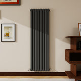 Modern Splash Vertical Round Tube Cast Iron Radiator 1600x504mm Double