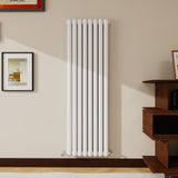 Modern Splash Vertical Round Tube Cast Iron Radiator 1600x504mm Double