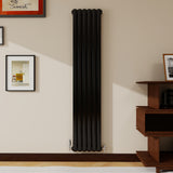 Modern Splash Vertical Round Tube Cast Iron Radiator 1800x384mm Double