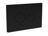 Modern Splash  Toilet Round Black Dual Flush Push Button
