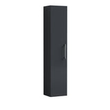 Modern Splash 300mm Soft Black Wall Hung Tall Cabinet