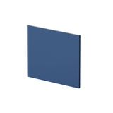Modern Splash 700mm L-Shape Square Satin Blue MDF Matt Shower Bath End Panel