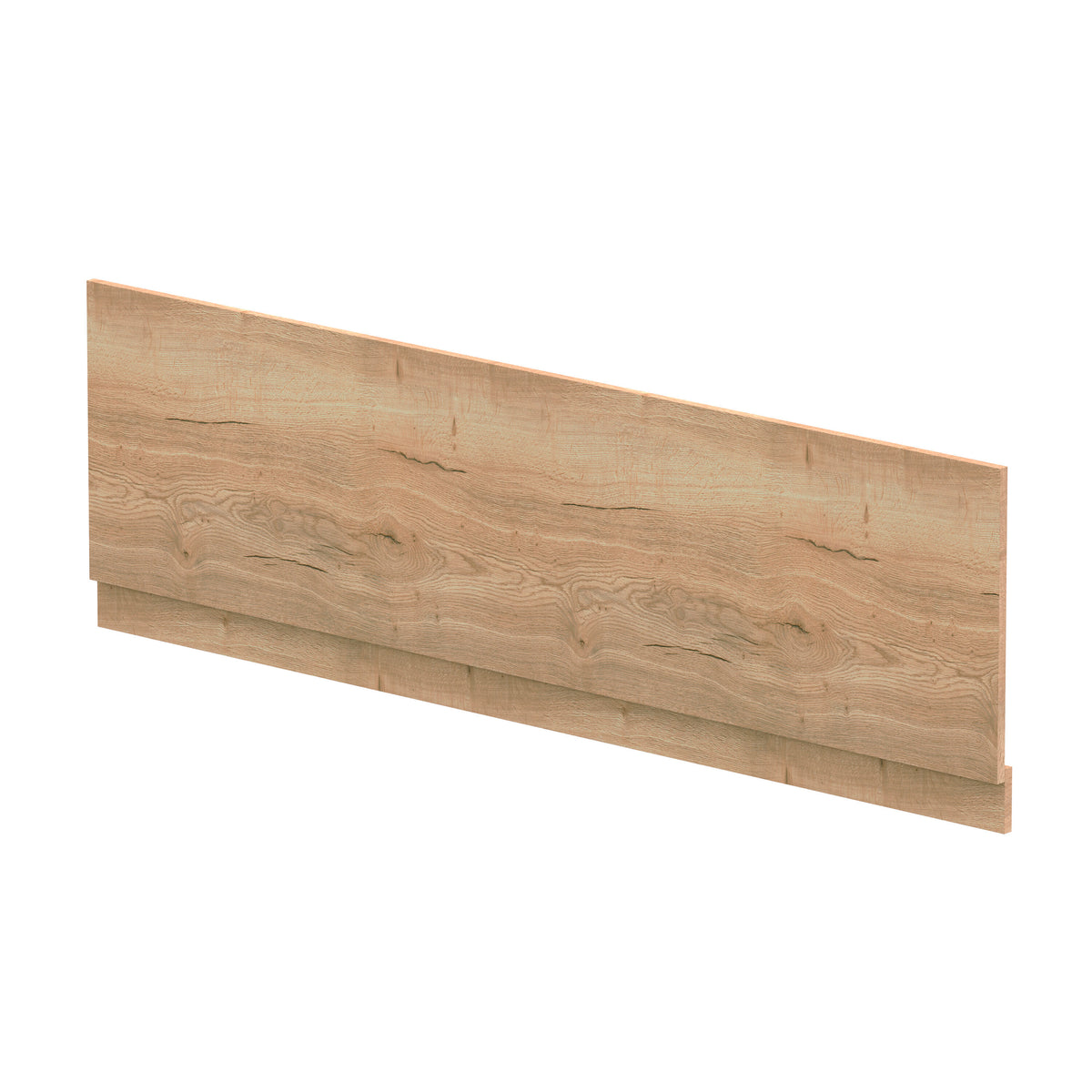 1800mm Autumn Oak MFC Woodgrain Front Bath Panel With Plinth