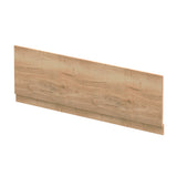 1800mm Autumn Oak MFC Woodgrain Front Bath Panel With Plinth