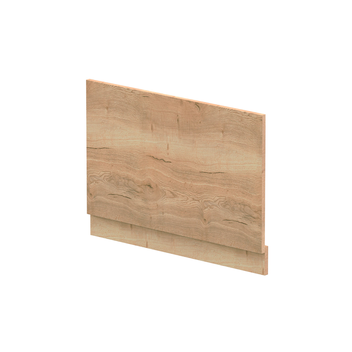 Modern Splash  800mm Autumn Oak MFC Woodgrain End Bath Panel With Plinth