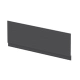 1700mm Graphite Grey Woodgrain MFC Front Bath Panel With Plinth