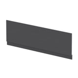 1800mm Graphite Grey Woodgrain MFC Front Bath Panel With Plinth