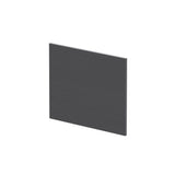 700mm L-Shape Square Graphite Grey Woodgrain MFC Shower Bath End Panel