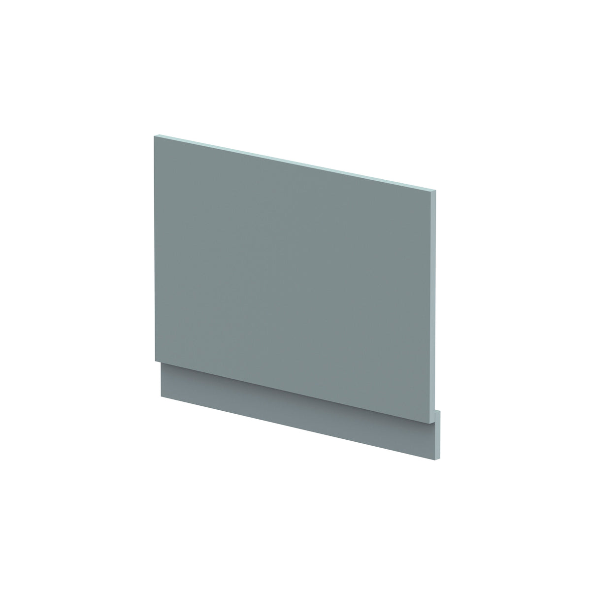 750mm Coastal Grey MFC Matt End Bath Panel With Plinth