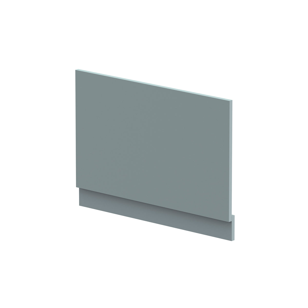 800mm Coastal Grey MFC Matt End Bath Panel With Plinth