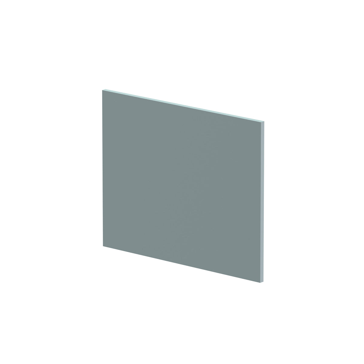 700mm L-Shape Square Coastal Grey MFC Matt Shower Bath End Panel