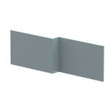 1700mm L-Shape Square Coastal Grey MFC Matt Shower Bath Front Panel